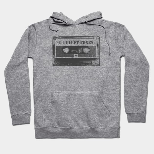 Fleet Foxes / Old Cassette Pencil Style Hoodie by Gemmesbeut